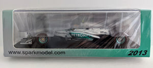 Mercedes W04 Lewis Hamilton 2013 Spark 1:43