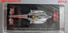 Load image into Gallery viewer, McLaren Mercedes Lewis Hamilton 2012 Spark 1:43
