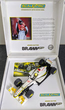 Load image into Gallery viewer, Brawn GP Jenson Button 2009 scalextric limited edition model
