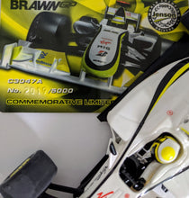 Load image into Gallery viewer, Brawn GP Jenson Button 2009 scalextric limited edition model
